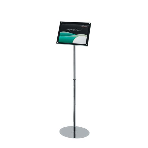 Deflect O Foyer Stand Magnetic A4 Black 790845 335x1165x330mm_2